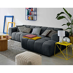 Lisa Design Ray - canapé d'angle droit - 4 places - en tissu texturé