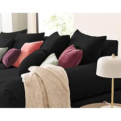 Avis Lisa design Canapé droit Aspen - Noir