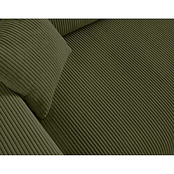 Lisa design Canapé droit 3 places - Vert