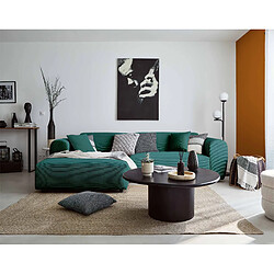 Lisa Design Aumance - Canapé d'angle gauche - 4 places - Velours côtelé