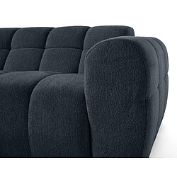 Lisa Design Ray - canapé d'angle gauche - 4 places - en tissu texturé pas cher