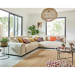 Lisa design Canapé modulable 6 places - Beige