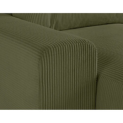 Lisa design canapé méridienne gauche - Vert pas cher