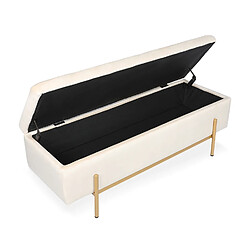 Banquette Coffre Olivia - Velours Beige