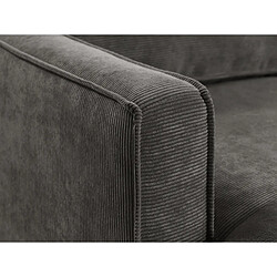 Lisa Design Jake - canapé panoramique d'angle droit - convertible avec coffre - 7 places - en velours pas cher