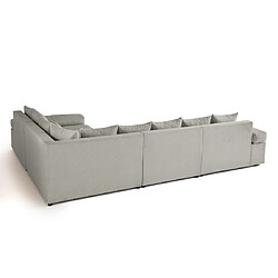 Lisa Design Aspen - canapé d'angle réversible 5 places - assise profonde - en velours côtelé pas cher