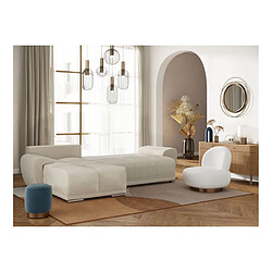 Loungitude Cassandra - Canapé d'Angle Convertiblet - Beige