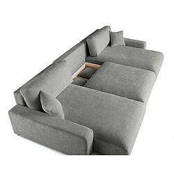 Acheter Lisa design canapé panoramique convertible - Gris
