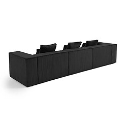 Acheter Lisa Design canapé modulable 3 places - Noir