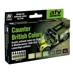 Vallejo British Caunter Couleurs