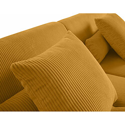 Lisa design canapé modulable d'angle droit - Jaune pas cher