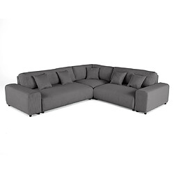 Acheter Lisa Design Garance - canapé modulable d'angle droit - 5 places - en velours côtelé