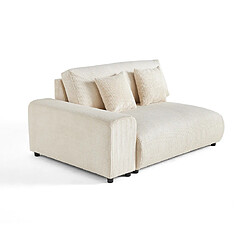 Lisa design canapé droit 2 places - Beige