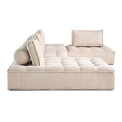 Acheter Bestmobilier canapé modulable Marisol - Beige