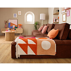 Avis Lisa Design Marisol - canapé d'angle modulable 4 places - velours texturé