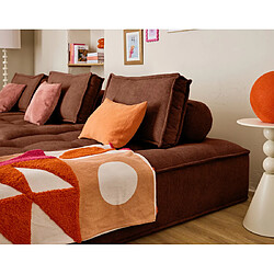 Acheter Lisa Design Marisol - canapé d'angle modulable 4 places - velours texturé