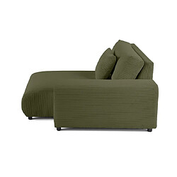 Avis Lisa design méridienne 2 places velours - Vert