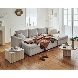 Avis Bestmobilier Canapé panoramique Cyrus - Gris clair