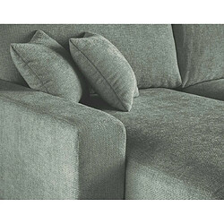 Lisa design canapé panoramique convertible Pivoine - Vert pas cher