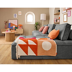 Avis Lisa Design Marisol - canapé d'angle modulable 4 places - velours texturé