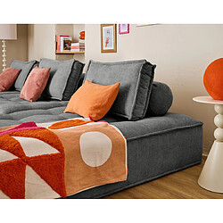 Acheter Lisa Design Marisol - canapé d'angle modulable 4 places - velours texturé
