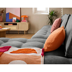 Lisa Design Marisol - canapé d'angle modulable 4 places - velours texturé pas cher