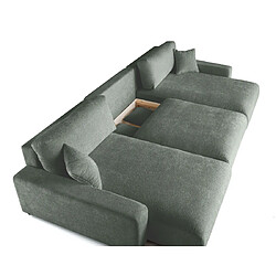 Acheter Lisa design canapé panoramique convertible Pivoine - Vert