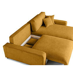 Acheter Lisa Design Pivoine - canapé d'angle réversible - 4 places - convertible avec coffre - en velours