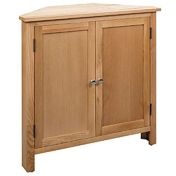 Armoire d'angle VIDAXL 80x33,5x78 cm - Bois Chêne