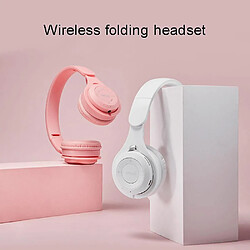 Casque audio Bluetooth enfant - Rose