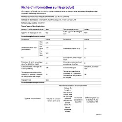 Les Petits Champs CAVSEB7 - Cave de service encastrable