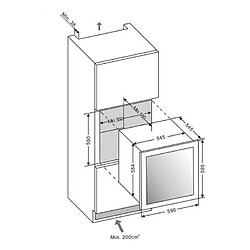 Avis Cave à vin de service encastrable 65cm 34 bouteilles - LB340 - LE CHAI · Reconditionné