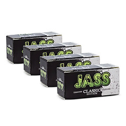 JASS Regular par 4 Feuilles à rouler Regular Jass - Lot de 4 rouleaux - S'adapte à la taille de la cigarette