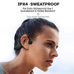 Écouteurs Bluetooth sport - Noir pas cher