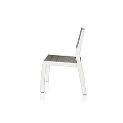 Keter Fauteuil de jardin Harmony - Blanc et cappuccino pas cher