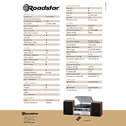 Avis Roadstar HIF-8892EBT - Bois