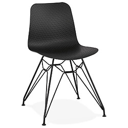 Alterego Chaise design GAUDY noire