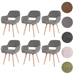 Mendler Altena II - Lot de 6 - Taupe