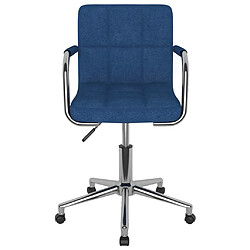 VidaXL Chaise pivotante salle à manger - Bleu