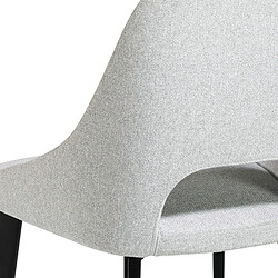 Angel Cerda Chaise en tissu gris pas cher