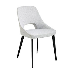 Angel Cerda Chaise en tissu gris