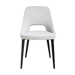 Angel Cerda Chaise en tissu gris