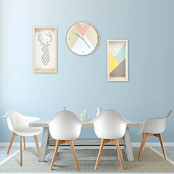 The Concept Factory Fauteuil Scandinave - Blanc (Lot de 2)