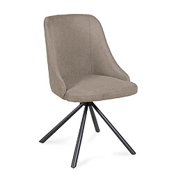 Le Quai Des Affaires Lot de 4 chaises pivotantes HORIZON / Beige