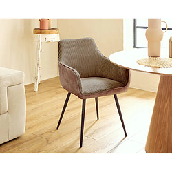 Acheter Lisa Design Fauteuil Lormi - Taupe