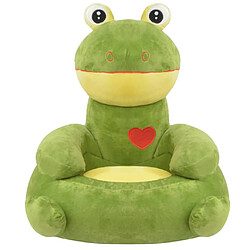 vidaXL Chaise pour enfants Grenouille - Verte