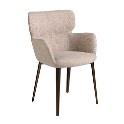 Angel Cerda Chaise Marron