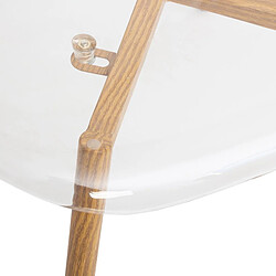 Atmosphera Chaise Imitation Chêne Taho pas cher