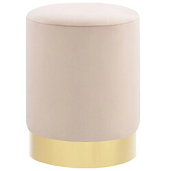 VidaXL Abricot et doré Velours