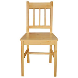 VidaXL Chaises à Manger - Pinède